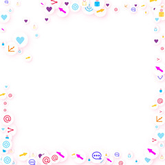 Social media marketing, Communication concept.