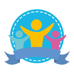 international youth day flat design