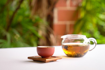 Chinese tea with teapot