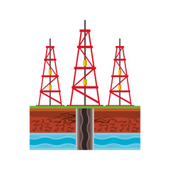 oil refinery gas factory cartoon