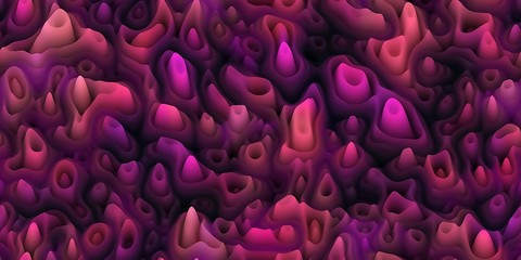 Smooth waxy spikes like melted wax or coral or organic surfac