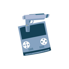 Fototapeta premium handle video game with gun