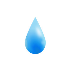 Water icon.  Illustration of water drop.  水のアイコン　水滴のイラスト