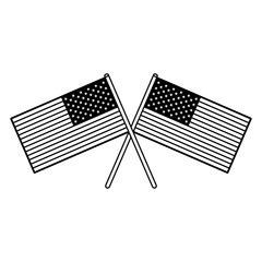 usa independence 4th july cartoon in black and white