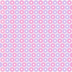 Colorful Flowers Pattern Design Wallpaper