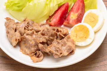 豚肉の生姜焼き