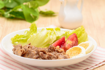 豚肉の生姜焼き