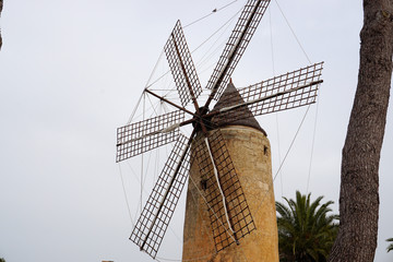 old windmill in spain