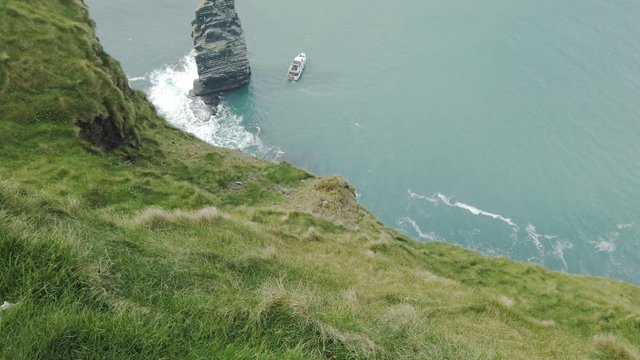 The Cliffs of Moher. Epic Irish Landscape Seascape along the wild atlantic way.