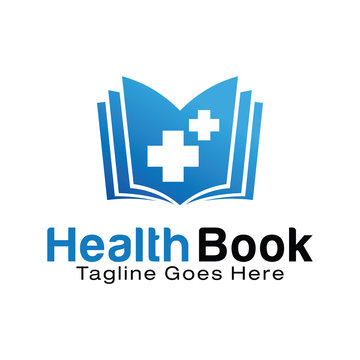 Health Book logo design template