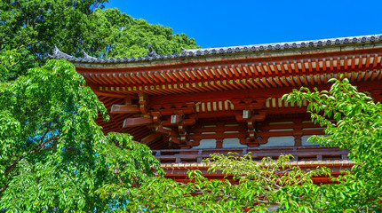 Ancient temple in Kyoto, Japan