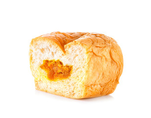 Shredded Pork Bread on white background