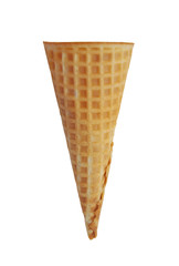 Ice cream cone isolated