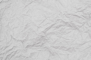 Crumpled white paper background or texture