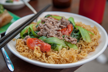 Vietnam noodles in broth with slow cooked beef