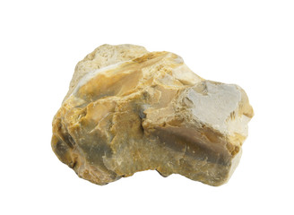 Natural stone isolated on white background