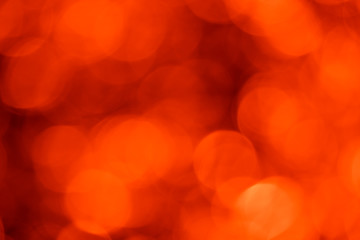 Red blurred background with bokeh