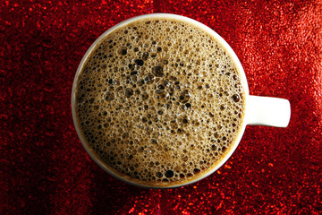 Cup of coffee background