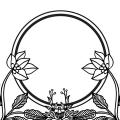 Elegant various card, beautiful flower and leaf. Vector