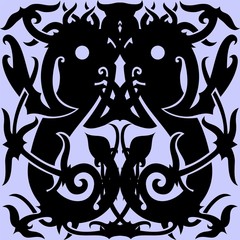 traditional seamless pattern of batik.Stylish fabric print geometric vector design. Creative textile background for fashion or cloth. borneo style.Tribal ethnic vector texture