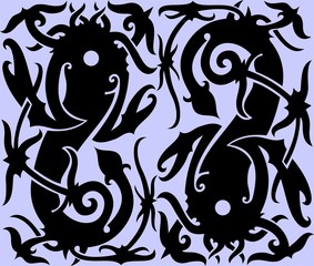 traditional seamless pattern of batik.Stylish fabric print geometric vector design. Creative textile background for fashion or cloth. borneo style.Tribal ethnic vector texture