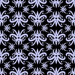 traditional seamless pattern of batik.Stylish fabric print geometric vector design. Creative textile background for fashion or cloth. borneo style.Tribal ethnic vector texture