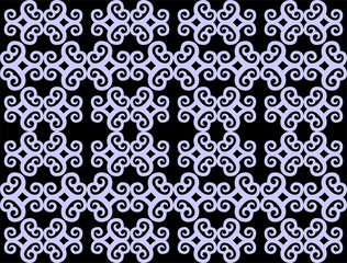 traditional seamless pattern of batik.Stylish fabric print geometric vector design. Creative textile background for fashion or cloth. borneo style.Tribal ethnic vector texture