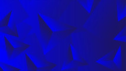 Obraz premium blue 3D abstract wallpaper