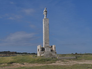 Obraz premium Madonna sanctuary of Roca in Salento. Roca is an important archaeological excavations site and a touristic center in Salento.