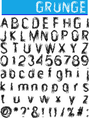 Grunge font M_1611001