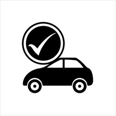 Car Loan Approved Icon, Automobile Loan Approved