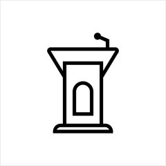 Tribune Icon, Podium, Dias