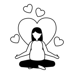 pregnancy and maternity scene flat