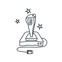 video game joystick control icon