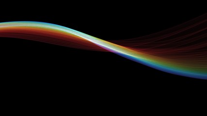 Multicolored Light Wave Background