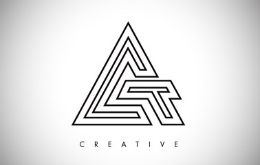 A Letter Monogram Design Logo. Letter A Icon Logo with Modern Monogram