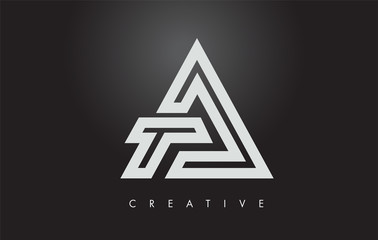 A Letter Monogram Design Logo. Letter A Icon Logo with Modern Monogram