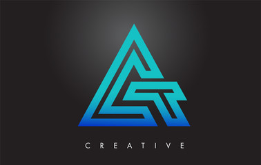 A Letter Monogram Design Logo. Letter A Icon Logo with Modern Monogram