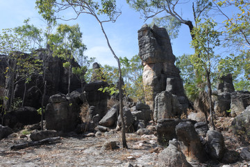 Fototapeta na wymiar The lost city at Litchfield National Park Northern Territory Australia