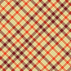 Seamless beige red natural colored cool retro pattern design