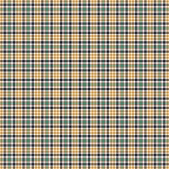 Blue ochre tartan seamless endless repeating design pattern