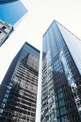 Obraz premium Skyscrapers with glass facade