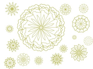 seamless floral pattern with flowers