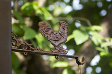  chicken iron bell hanging
