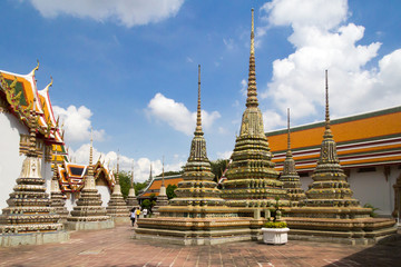 Naklejka premium Stupas in Wat Po