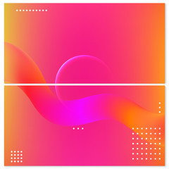 Abstract backgrounds. Creative colored wallpapers