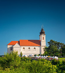 Tihany abbey in summer