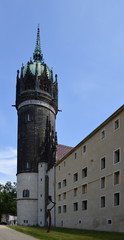 Fototapeta na wymiar Schlosskirche Wittenberg, Sachsen - Anhalt