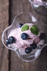 Fresh Blueberry Ice Cream