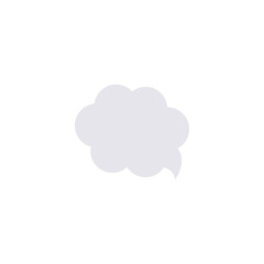 Speech Bubble. Speech bubble icon. Message icon. Speech icon. Message Bubble vector icon isolated on white background